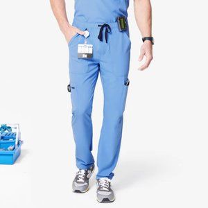 Figs Men's Cairo Scrub Pants Medium Ceil Blue
